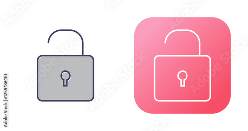 Open Lock Vector Icon