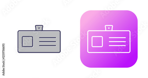 Identity Card Vector Icon