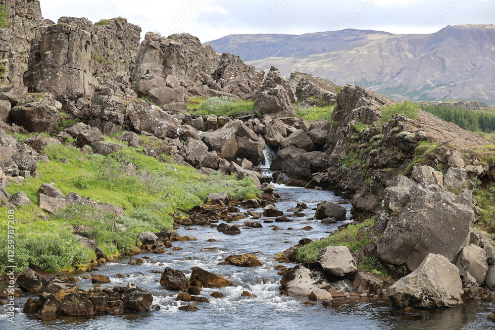 Öxara is a river in Iceland in Pingvellir National Park