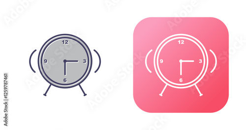 Alarm Clock Vector Icon