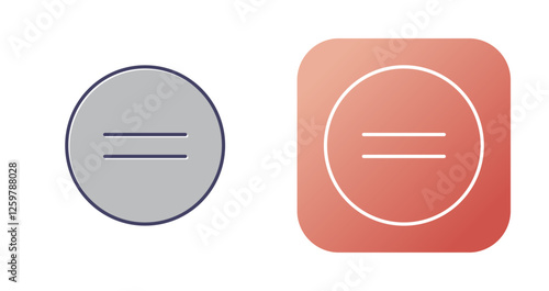 Equal To Vector Icon