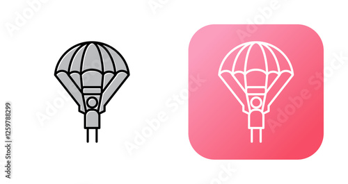 Parachuter Vector Icon