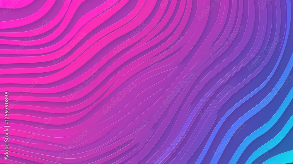 Abstract Wavy Lines Background: Vibrant Gradient Design Abstract Wavy Lines Background: Vibrant Gradient Design