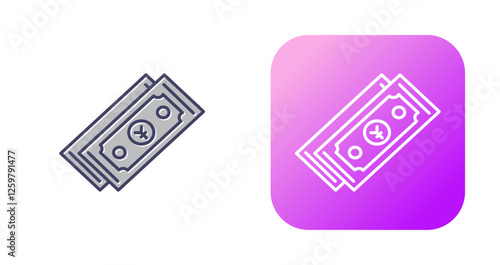 Yen Currency Vector Icon