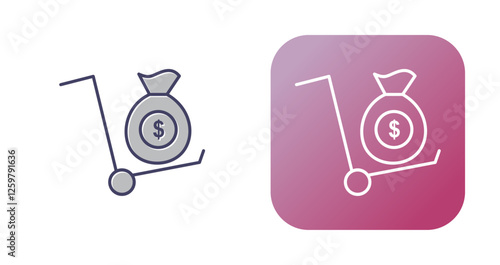 Money Transfer Vector Icon