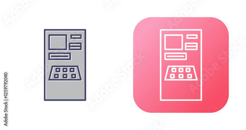 Cash Machine Vector Icon
