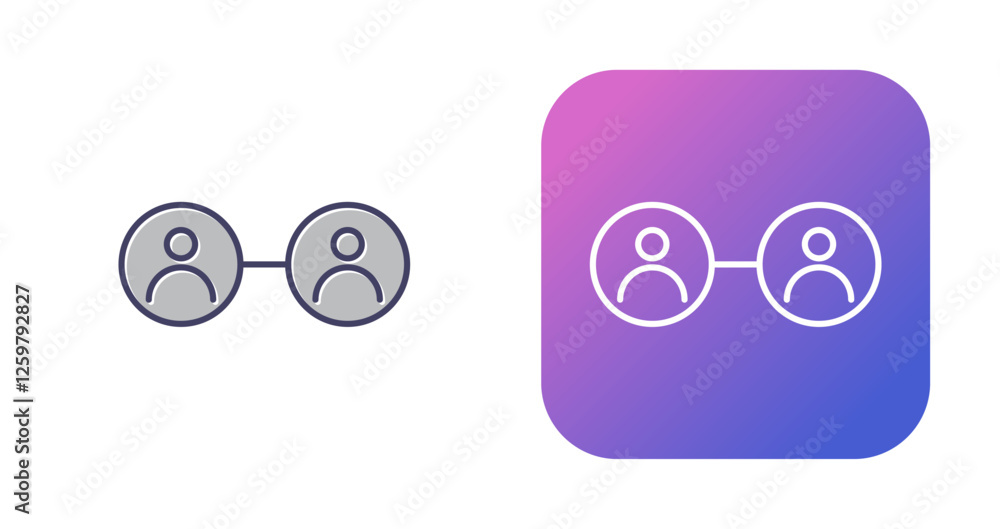 Social Circle Vector Icon