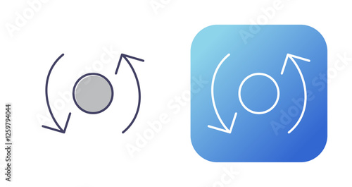 Synchronization Vector Icon