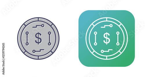 Digital Currency Vector Icon