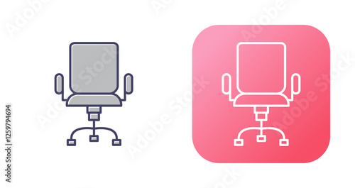 Office Chair Vector Icon