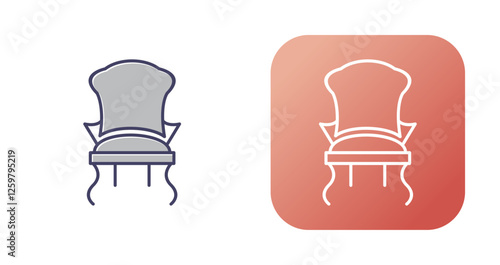 Comfortable Chair Vector Icon