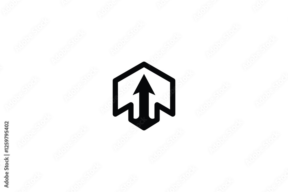 Monogram Arrow Modern Initial Logo Design , linked circle uppercase monogram logo Monogram Arrow Modern Initial Logo Design , linked circle uppercase monogram logo