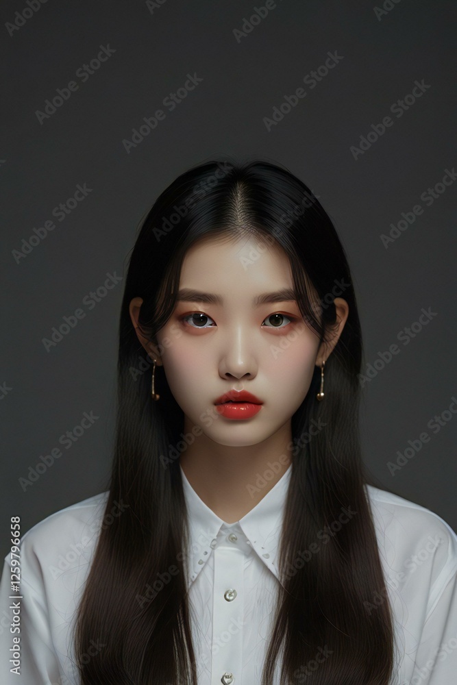 portrait of a young woman portrait of a young woman