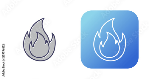 Flame Vector Icon