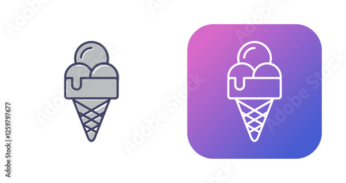 Ice Cream Vector Icon