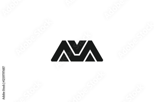 Free Download 	
Monogram Letter AVA Modern Initial Logo Design, AVA linked circle uppercase monogram logo	
 - GFXLoad