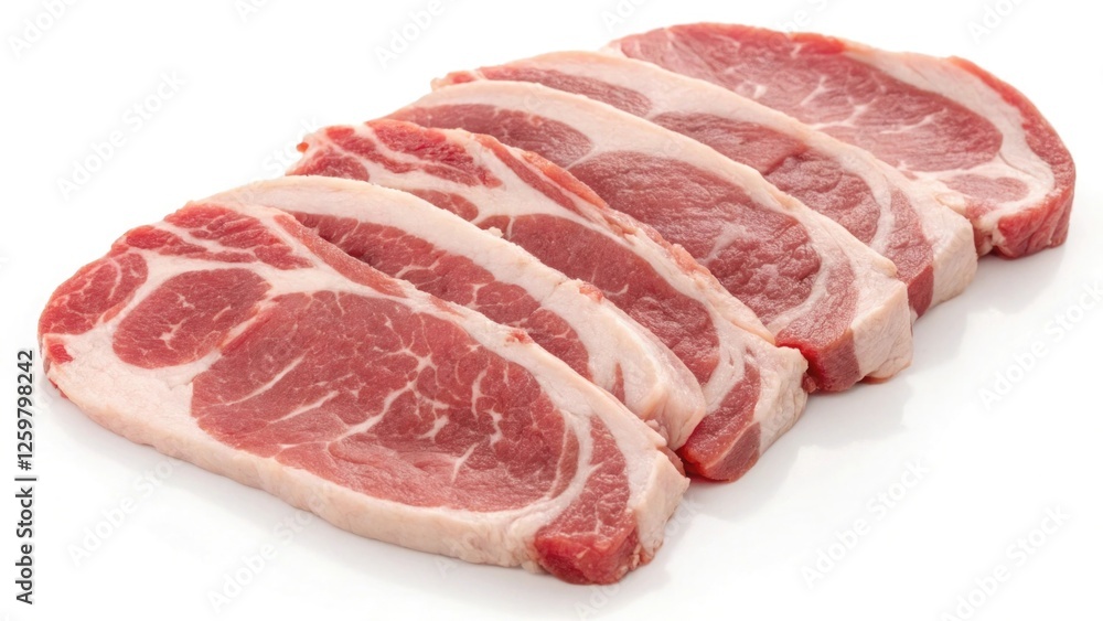 raw meat isolated on white background raw meat isolated on white background