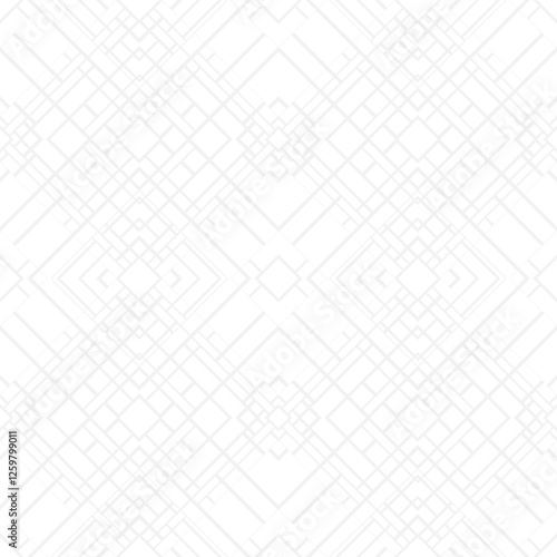 Seamless gray diamond pattern of straight lines for making fabric and wallpaper. Geometric shapes in fashionable retro style for room decoration, trendy notebook cover.