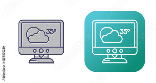 Weather Forecast Vector Icon