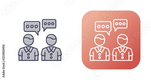 Conversation Vector Icon