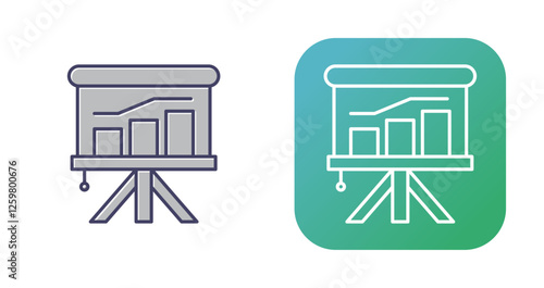 Graph Vector Icon