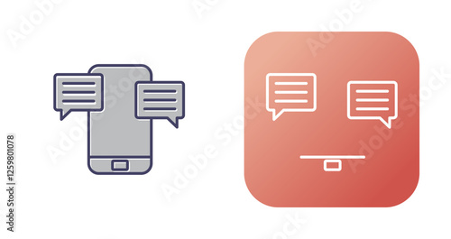 Conversation Vector Icon