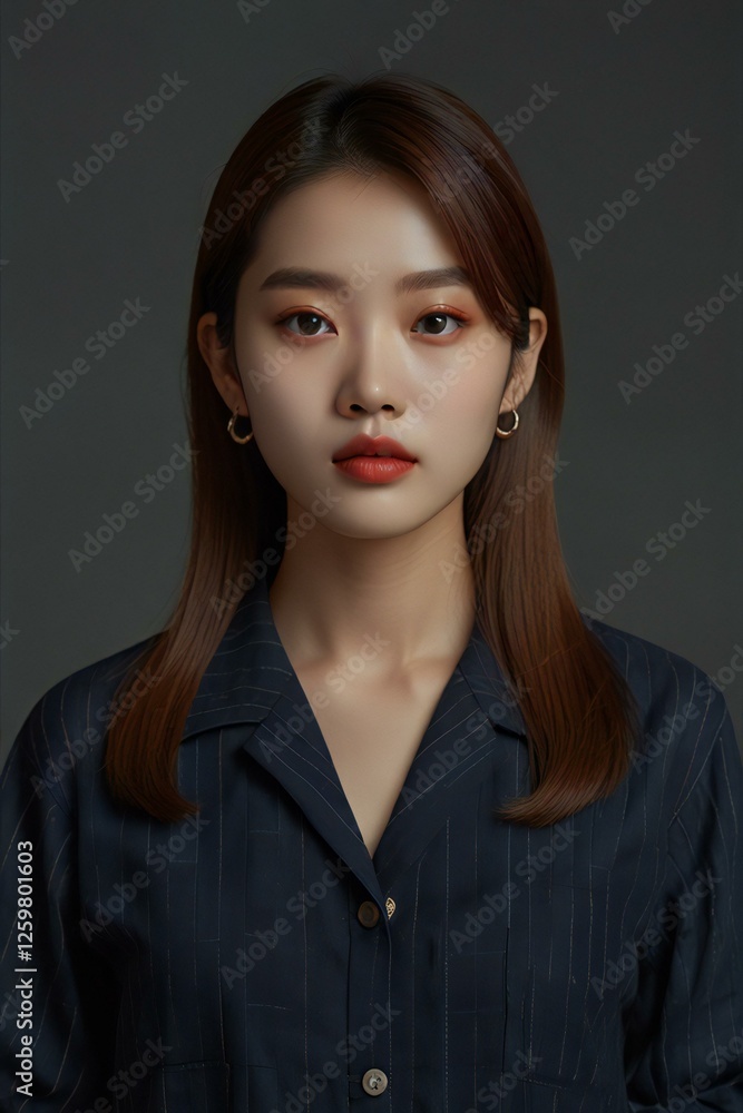 portrait of a young woman portrait of a young woman