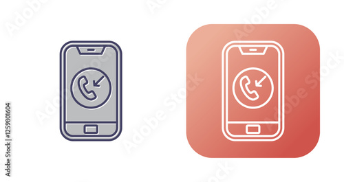 Incoming Call Vector Icon