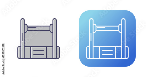 High Jump Vector Icon