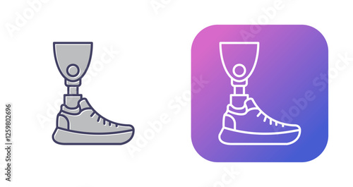 Prosthesis Vector Icon