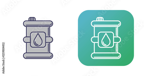 Oil Barrel Vector Icon
