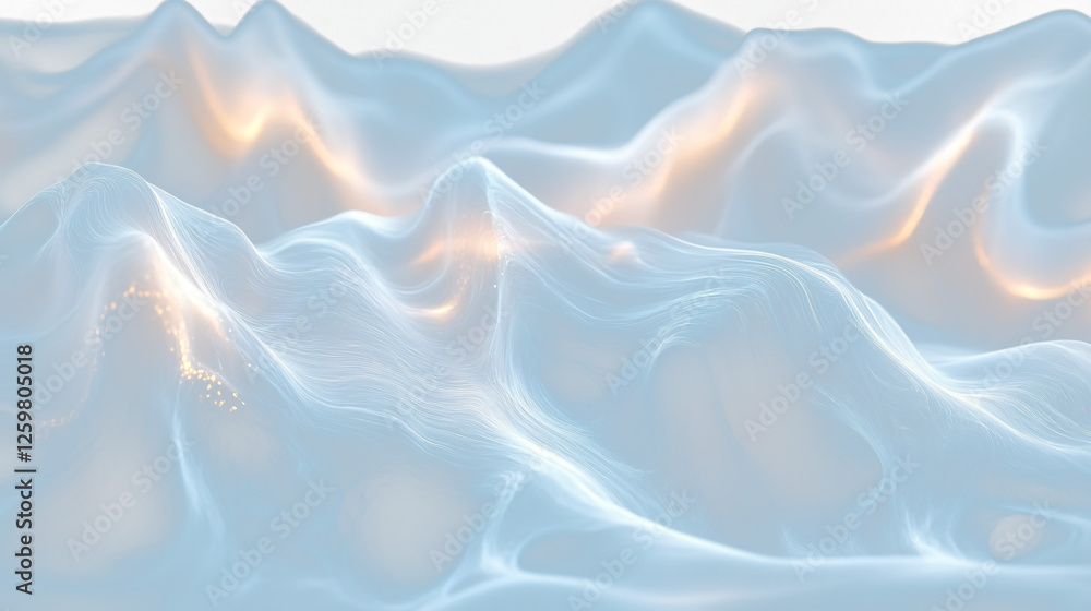 Fototapeta premium a 3d image of a mountain