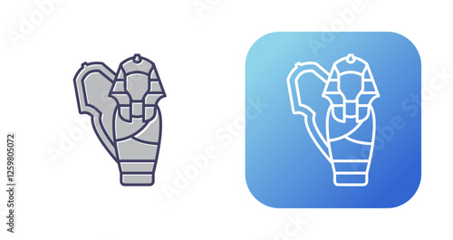 Sarcophagus Vector Icon