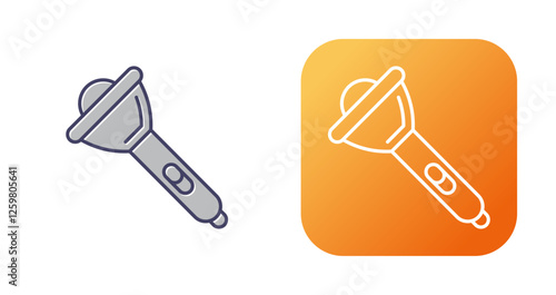 Flashlight Vector Icon