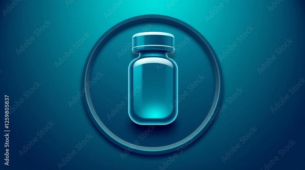Futuristic Vaccine Concept with Neon Glow
Futuristic Vaccine Concept with Neon Glow