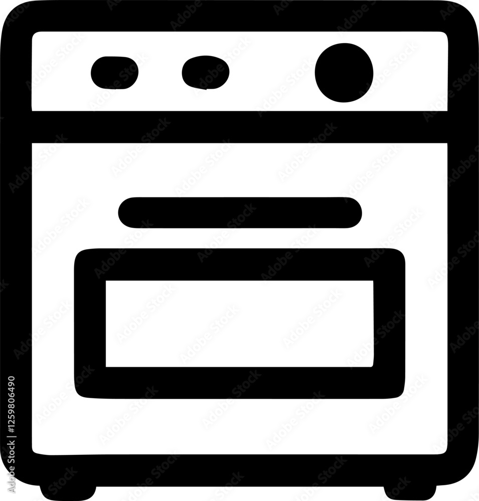Microwave Outline - Coloring Book Page Line Art Illustration Microwave Outline - Coloring Book Page Line Art Illustration