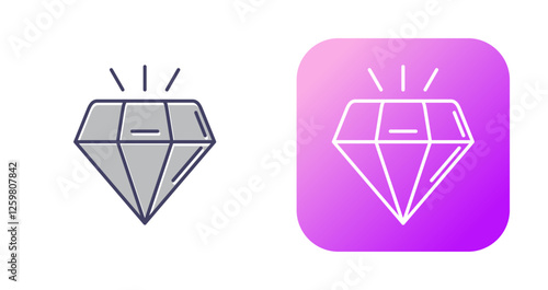 Diamond Vector Icon
