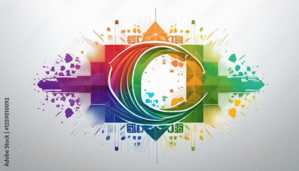 Modern new logo or icon suitable as cover or banner Modern new logo or icon suitable as cover or banner