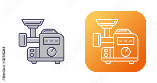 Meat Grinder Vector Icon