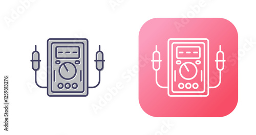 Voltmeter Vector Icon