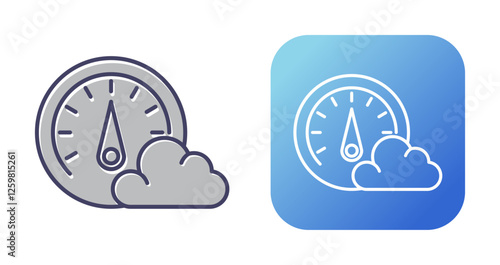 Barometer Vector Icon