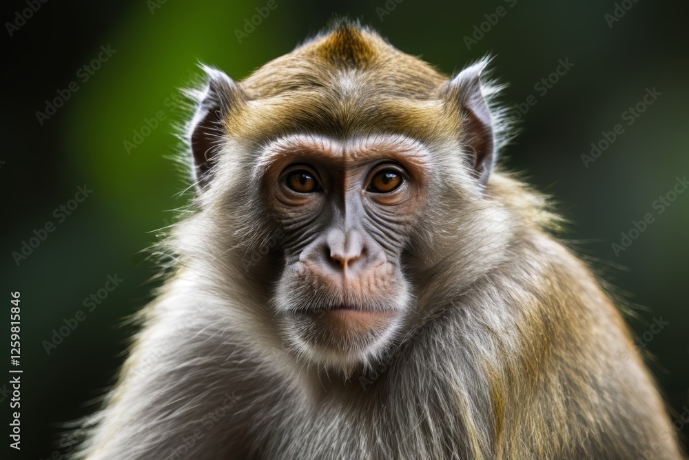 arafed monkey with a long hair and a very large nose arafed monkey with a long hair and a very large nose