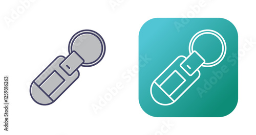 Keychain Vector Icon