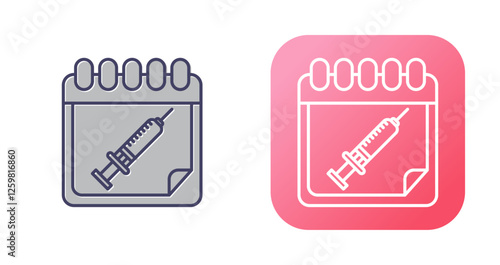 Vaccine Time Vector Icon