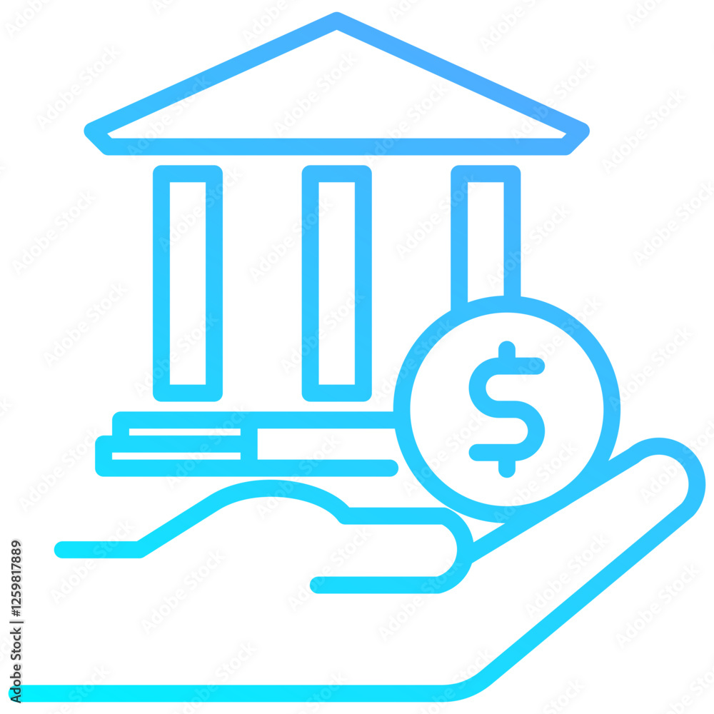 Banking Service Icon Banking Service Icon