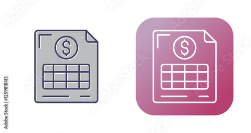 Invoice Vector Icon