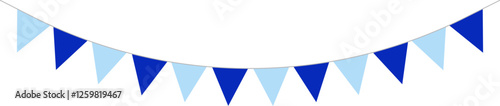 Colorful Bunting Decoration Illustration
