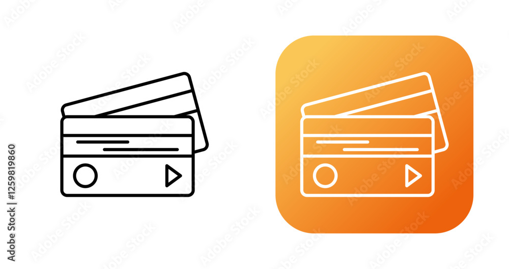 Obraz premium Card Vector Icon