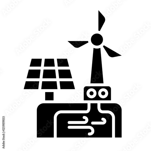 Wind Turbines Icon