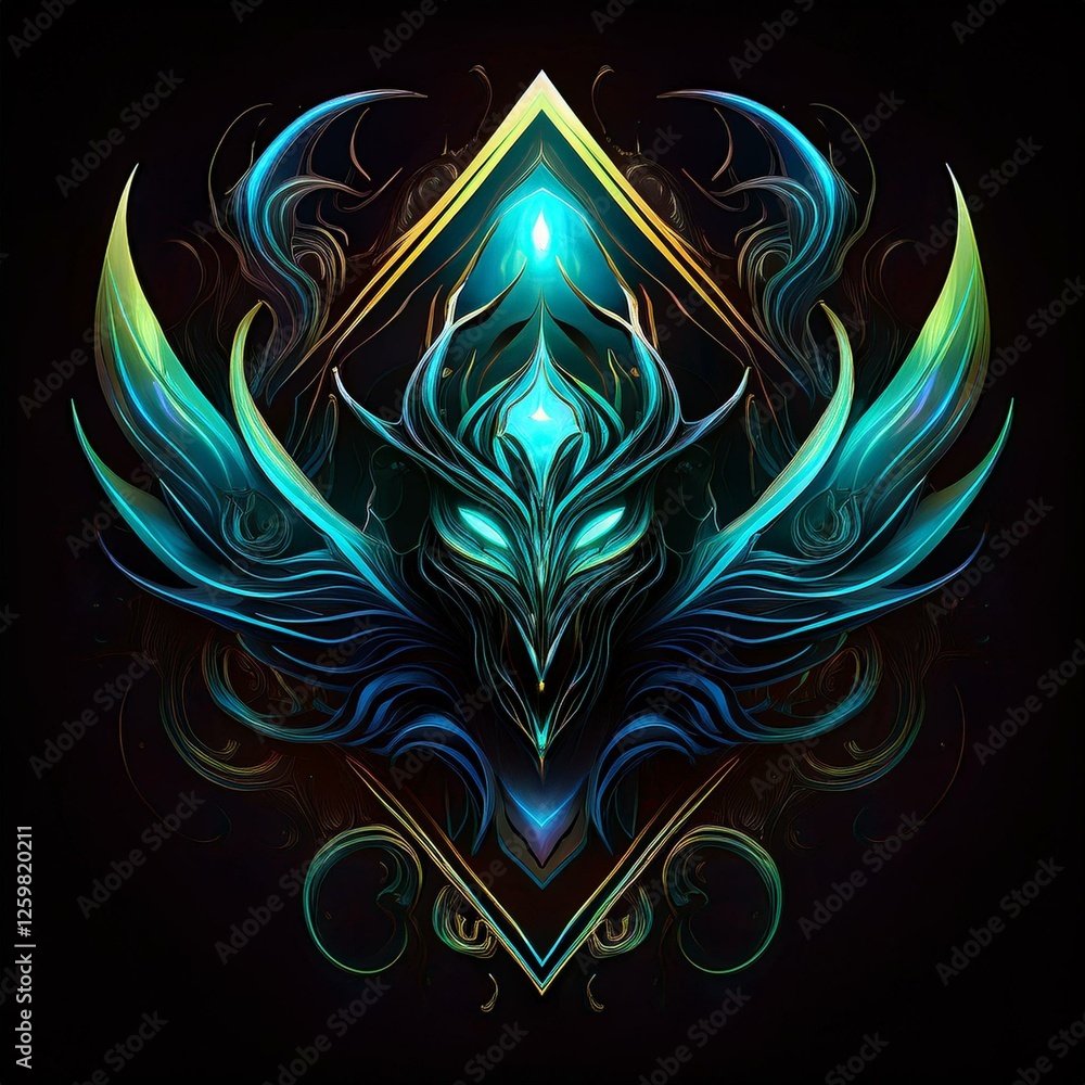 Modern new logo or icon suitable as cover or banner
